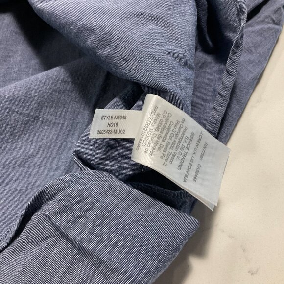 JCrew Slim flex casual shirt in Montclair Navy Size L - Picture 10 of 10